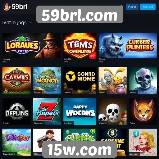 Ranking dos jogos mais populares em 59brl.com
